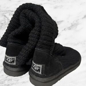 UGG Charcoal Knit Boots